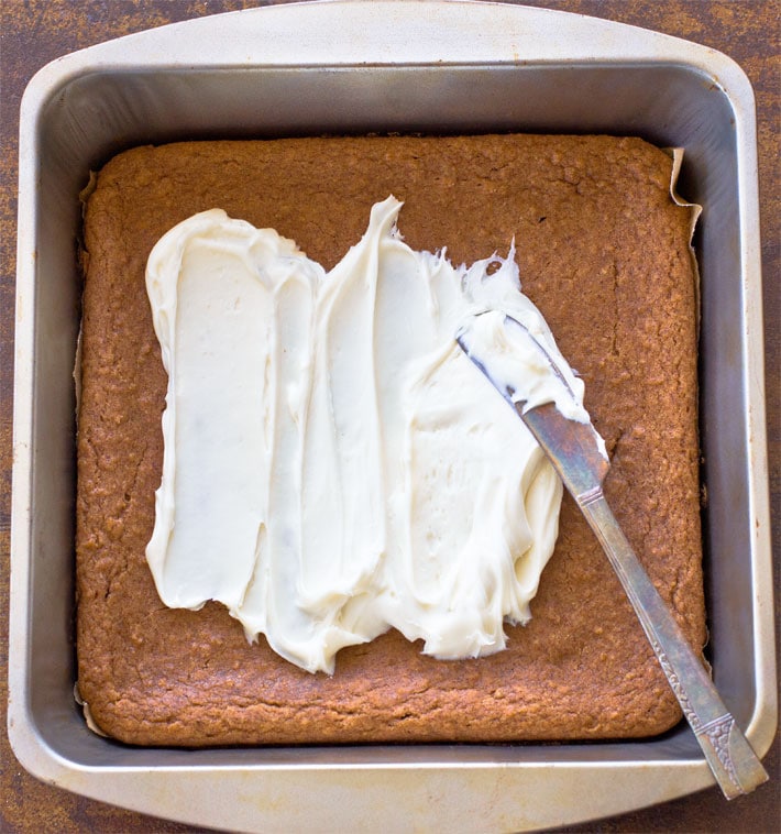 Frosting Blondies