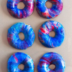 Galaxy Donut Recipe Mirror Glaze