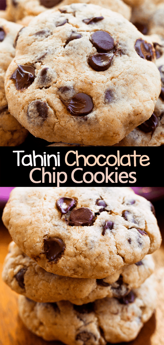 Chewy Sesame Tahini Cookies