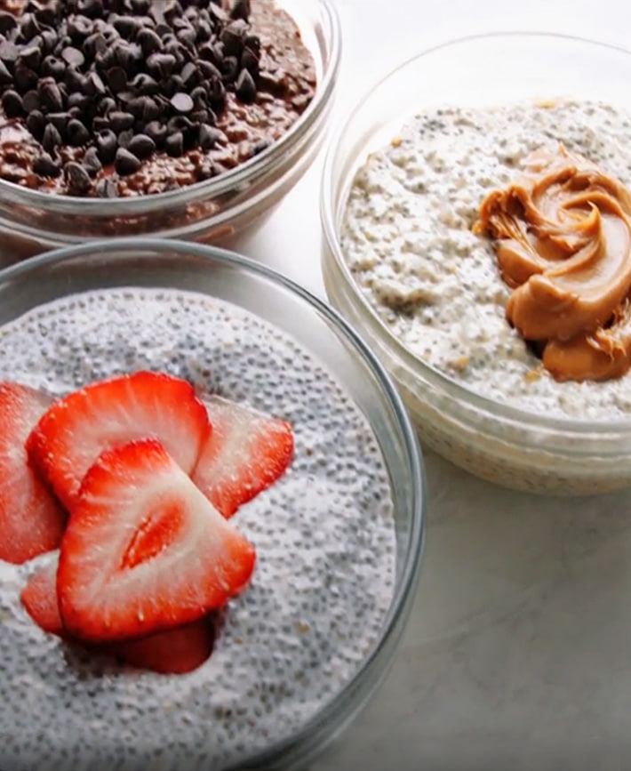 Chia Pudding Breakfast Parfaits Four Ways - Project Meal Plan