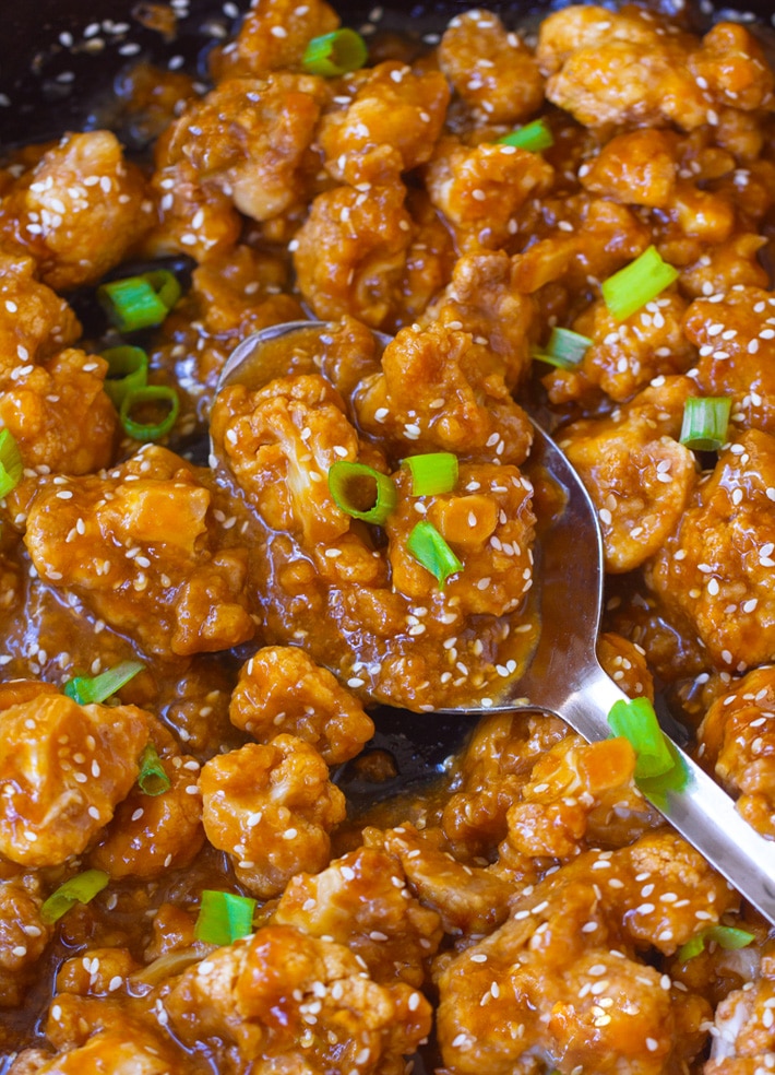 Sticky Sesame Cauliflower Recipe