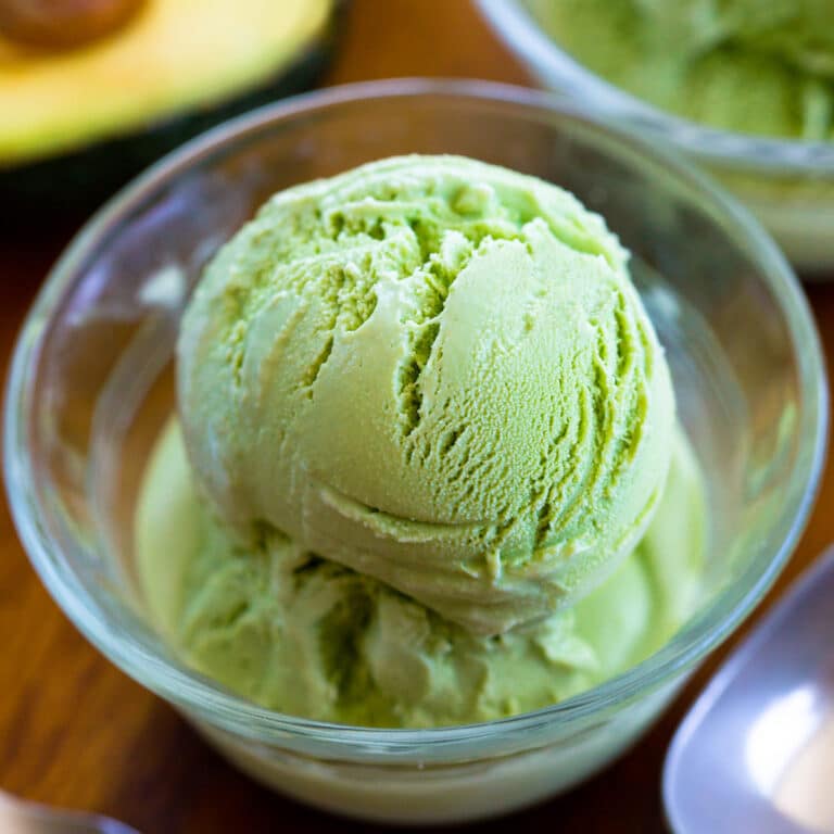 Avocado Ice Cream Just 4 Ingredients 3532