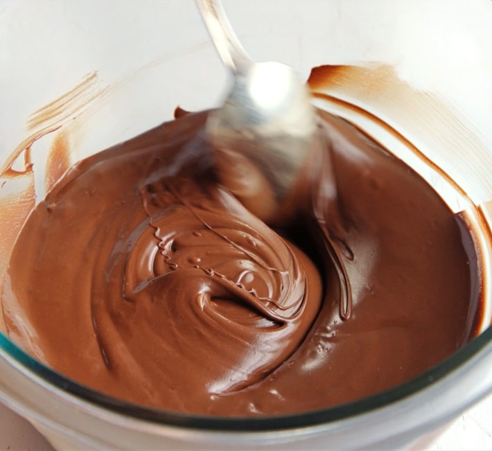 Bowl Of Melted Chocolate