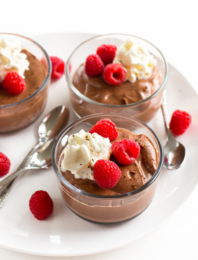 Chocolate protein pudding