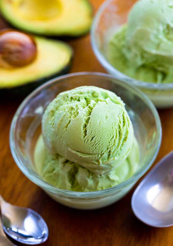 Avocado ice cream recipe best sale with ice cream maker