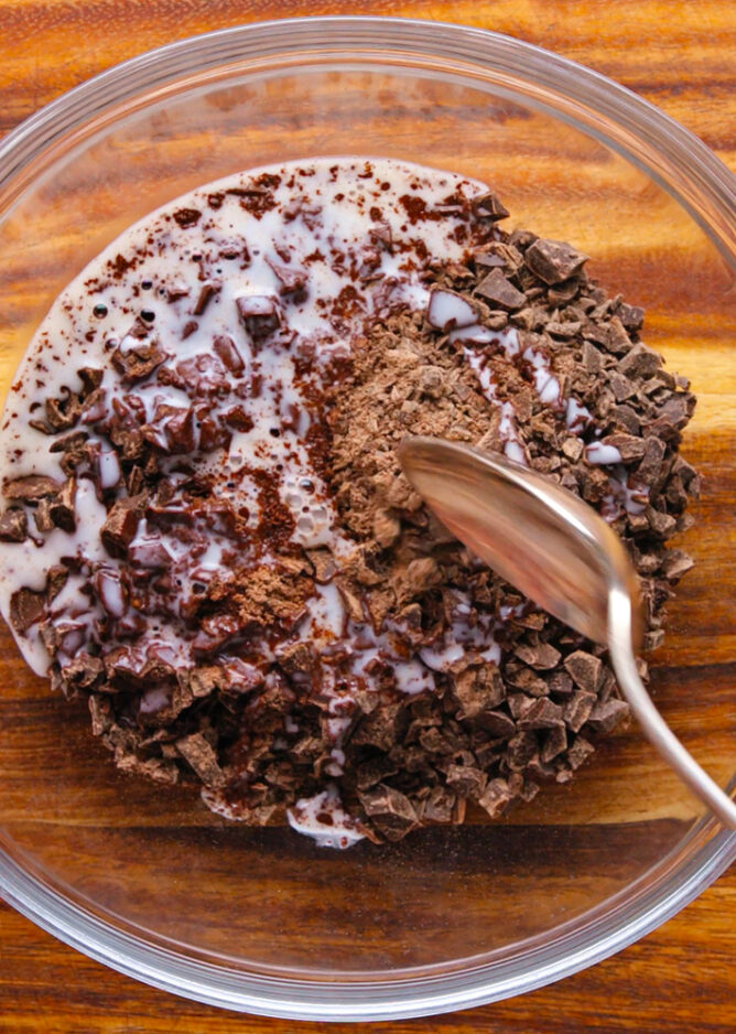 Chocolate Truffles Just TWO ingredients for this recipe!