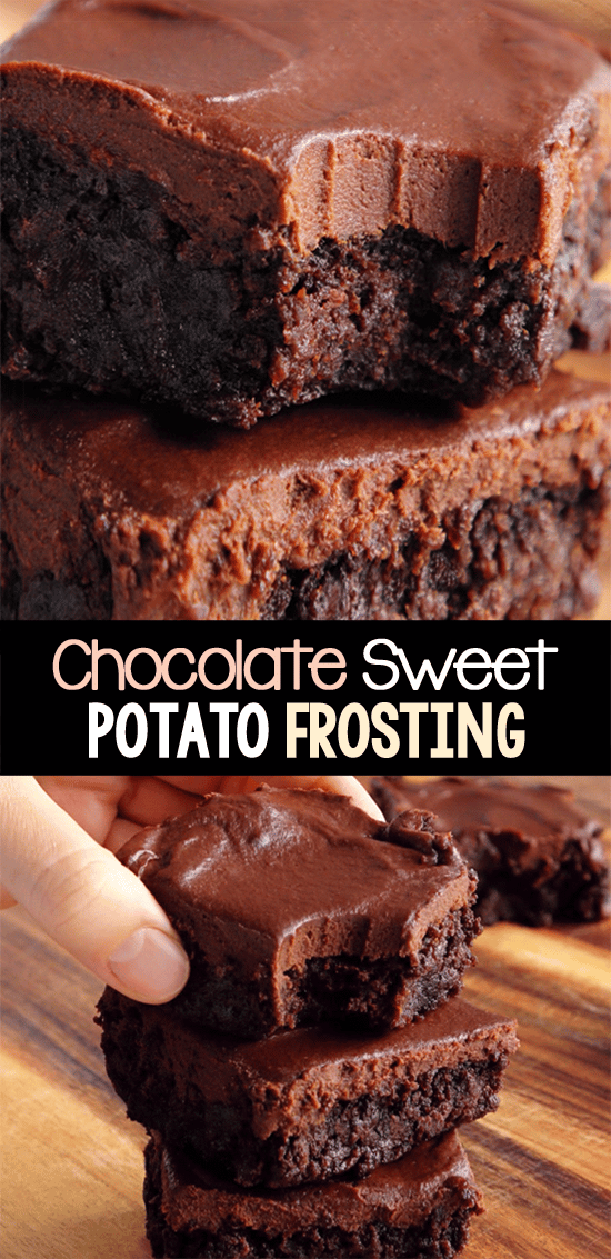 How To Make Sweet Potato Chocolate Frosting (No Butter!)