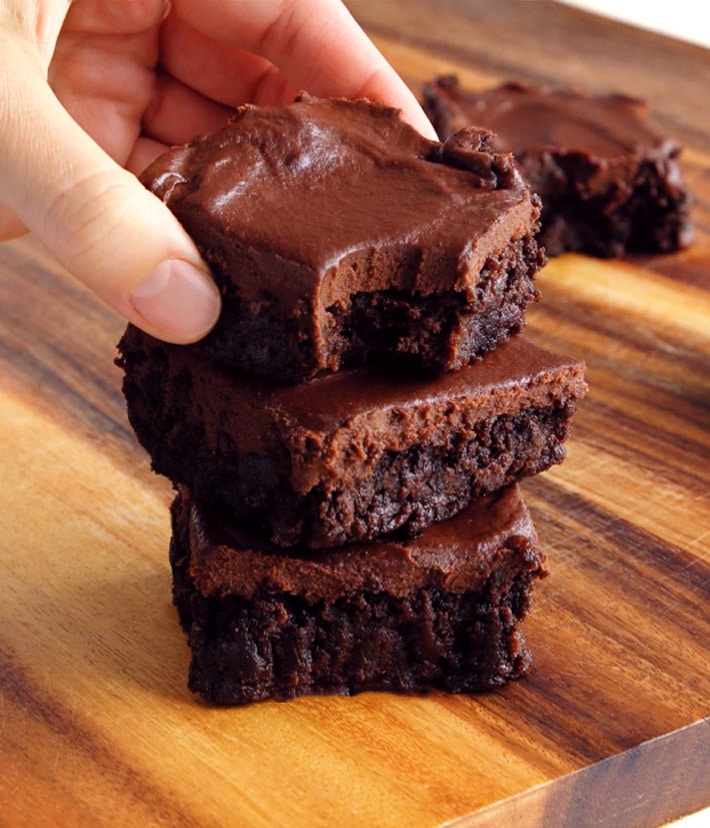 Sweet Potato Brownie With Frosting