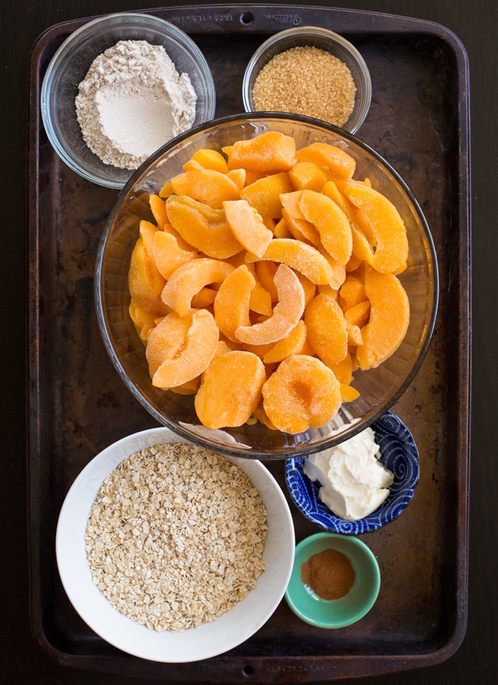 peach crisp ingredients