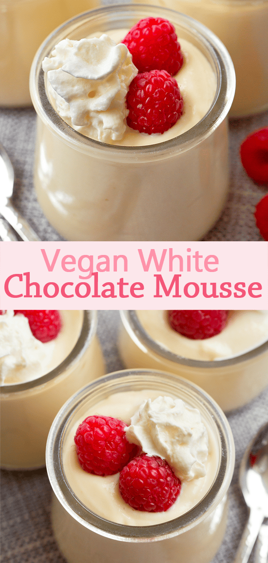 3 Ingredient White Chocolate Mousse