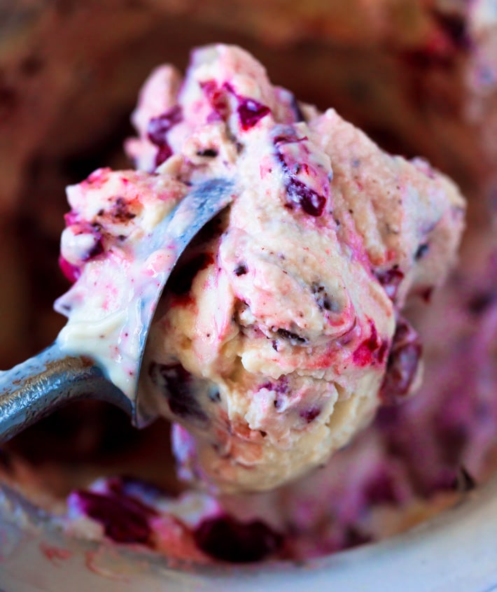 Cherry Frozen Greek Yogurt