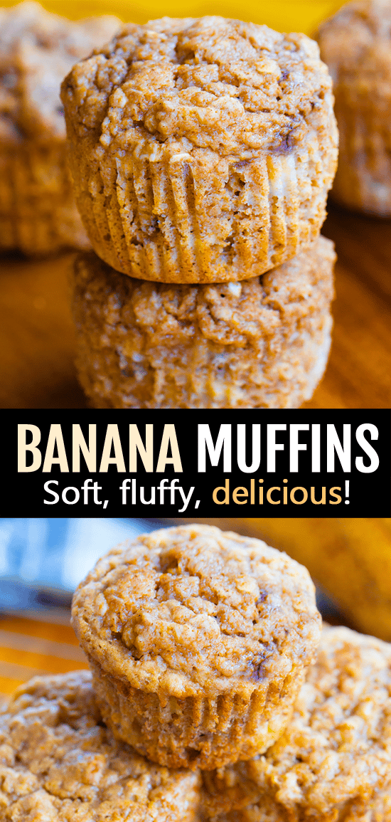 Muffin alla banana facili da zero
