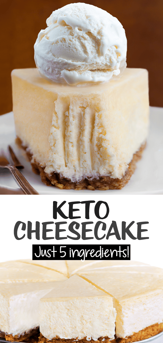 Keto Cheesecake Recipe - Just 5 Ingredients!