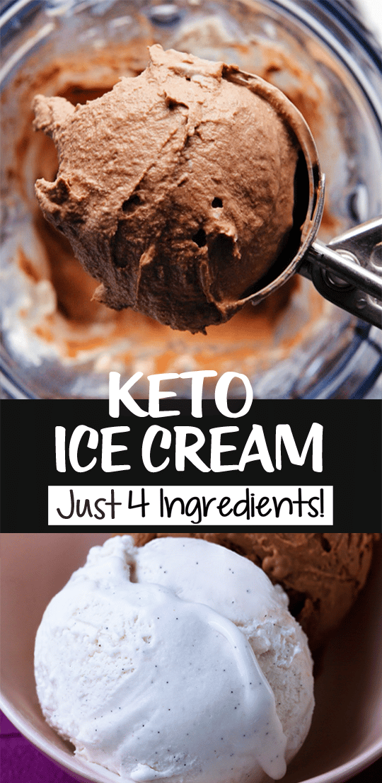 How to Make Keto Ice Cream (Chocolate or Vanilla)