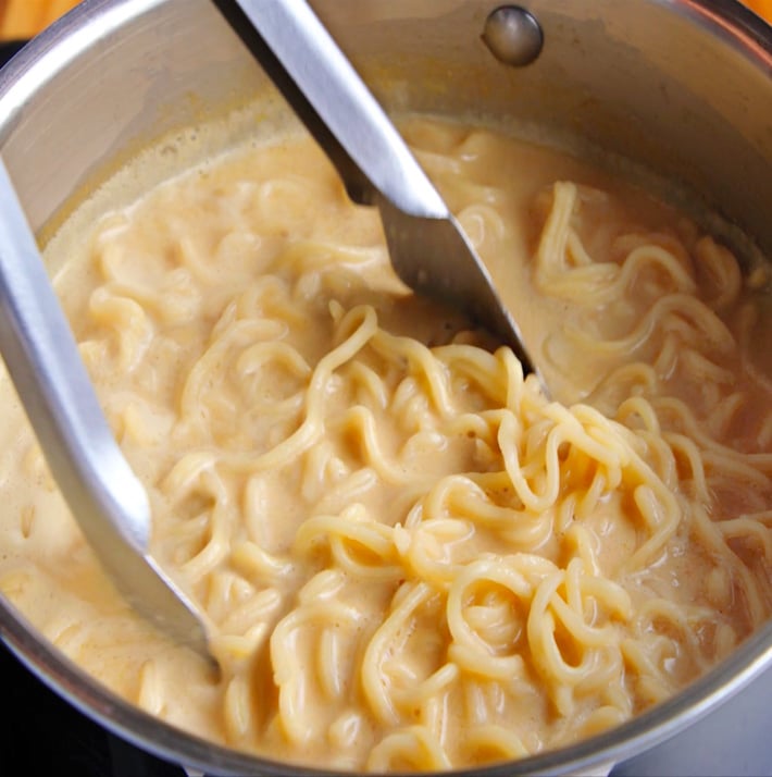 creamy chicken ramen noodles