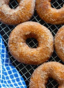 Baked Cinnamon Sugar Donuts - Chocolate Covered Katie