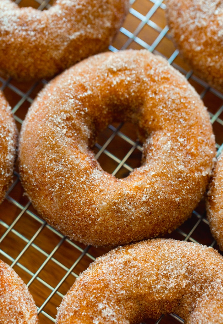 Baked Cinnamon Sugar Donuts