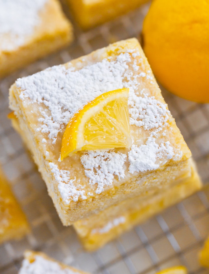 Egg Free Dairy Free Lemon Squares