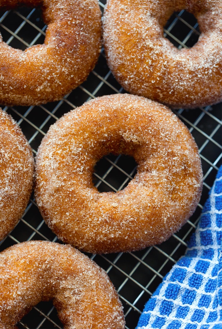 The Best Baked Cinnamon Sugar Donuts Recipe