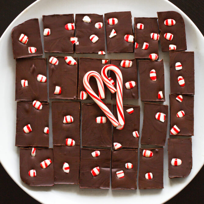 Chocolate Peppermint Fudge Chocolate Covered Katie