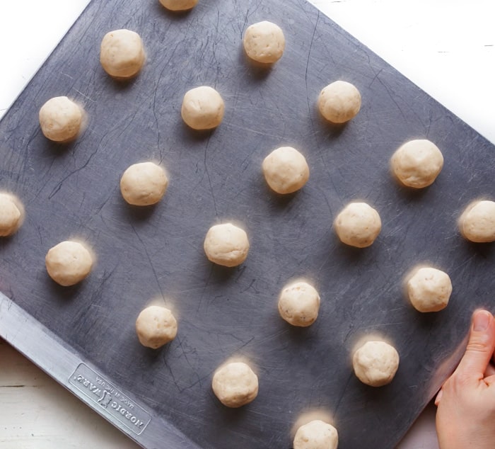 Cookies On Baking Tray