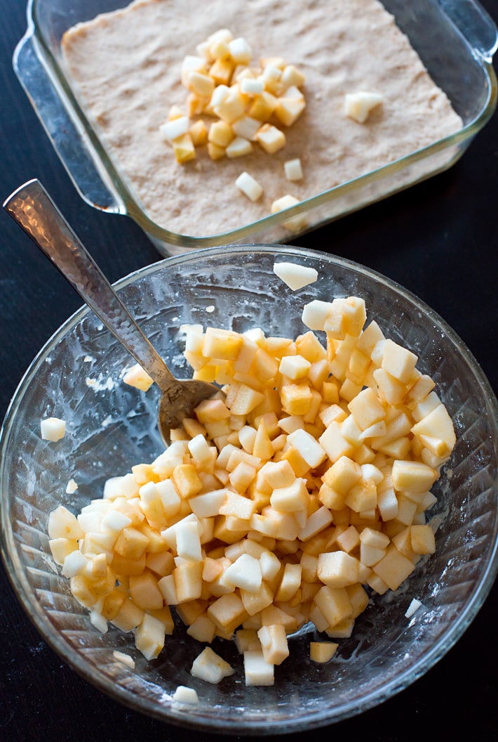 Diced Cinnamon Apples Baking