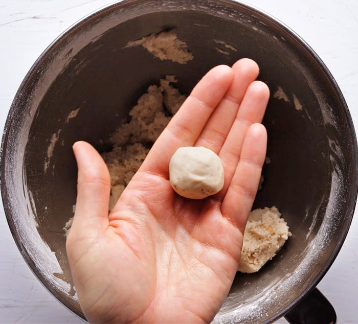 Rolling Cookie Dough Balls