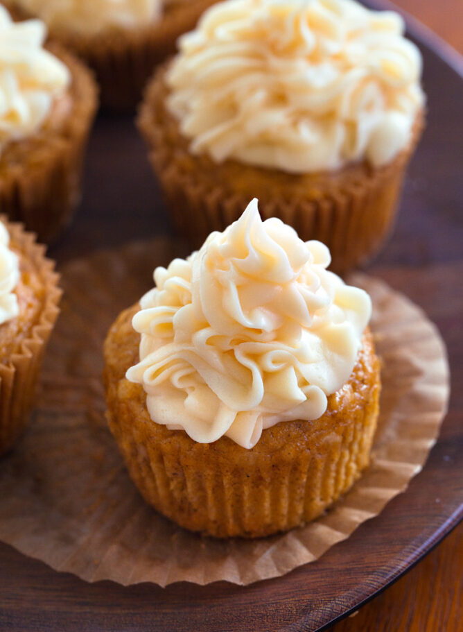 Sweet Potato Cupcakes With Marshmallow Frosting