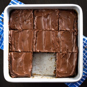 Chocolate Keto Poke Cake Dessert