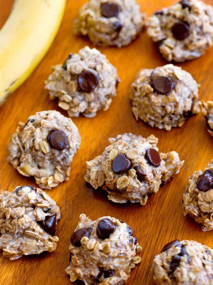 Biscuits à la banane et à l'avoine