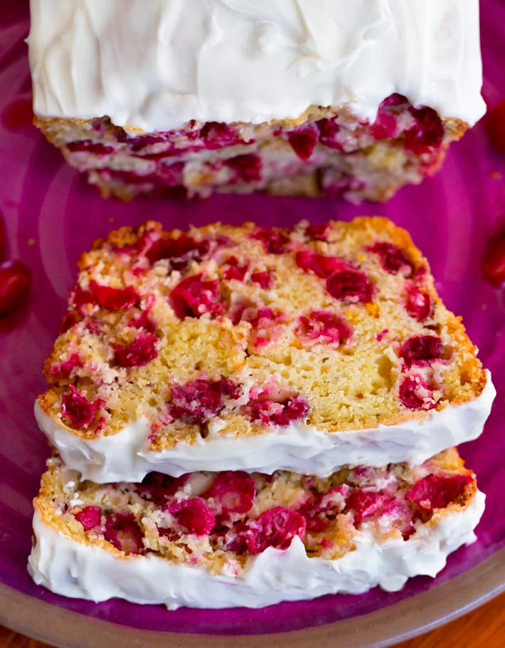 Cranberry Orange Cake Loaf