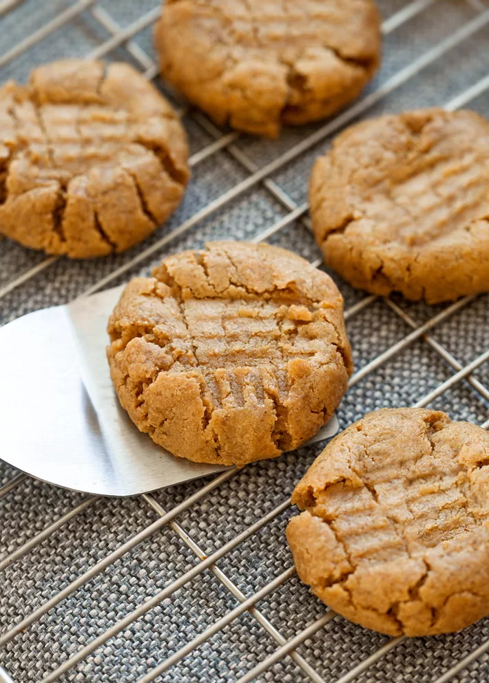 Easy Vegan Cookie Recipe jpg - Vegan Peanut Butter Cookies - They MELT in your mouth!