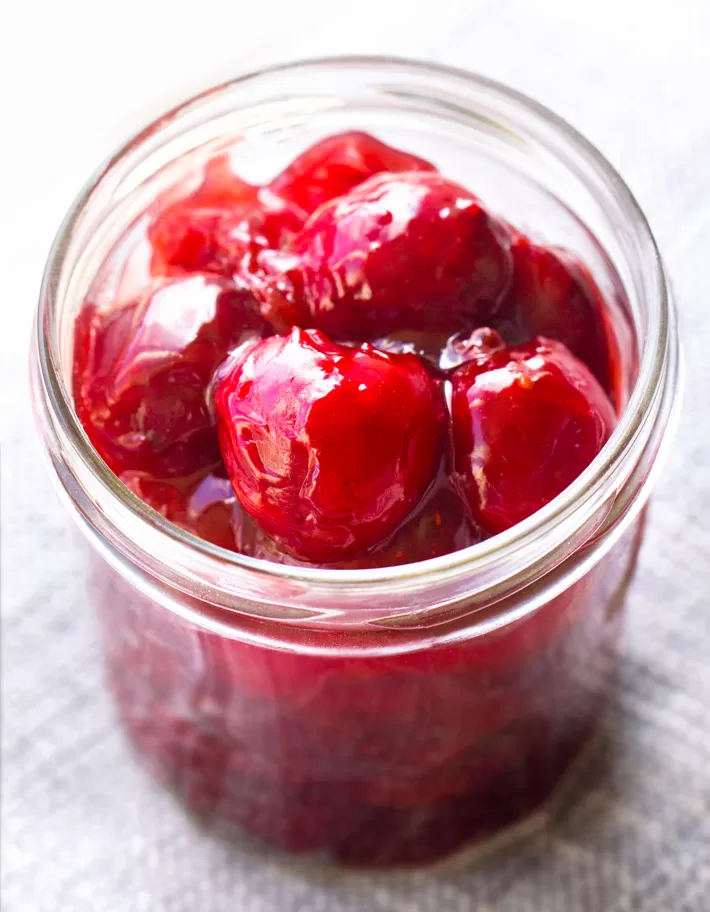 Homemade Cherry Filled Mason Jar Recipe