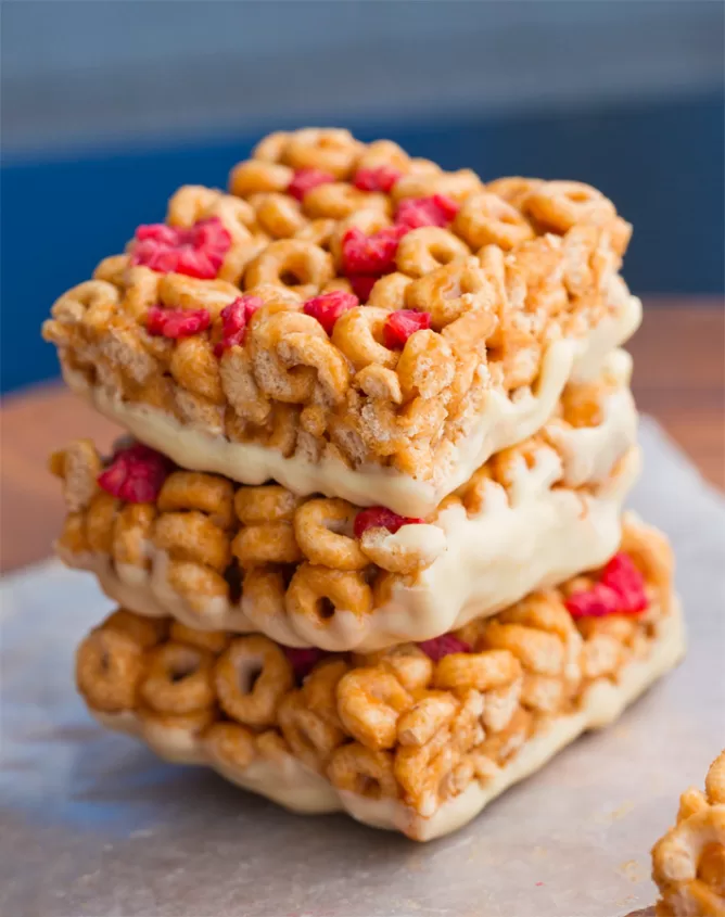 Homemade Milk And Cereal Bars