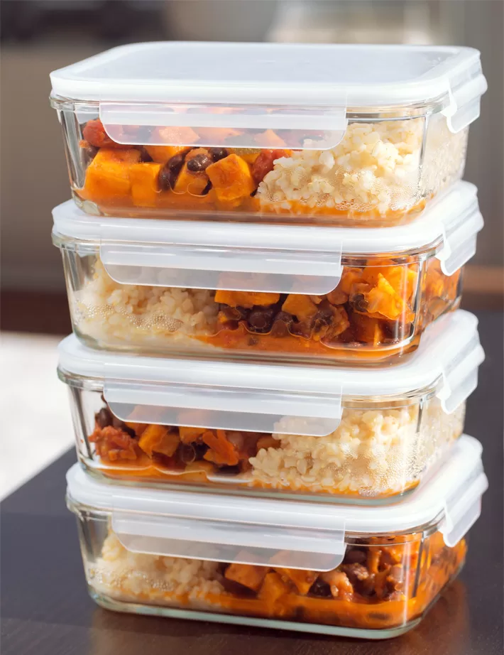 Glass Meal Prep Container Lunch