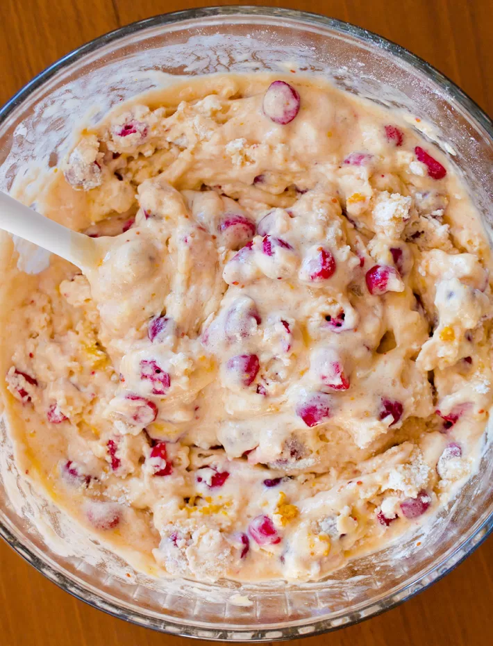 Mixing Holiday Bread Dough