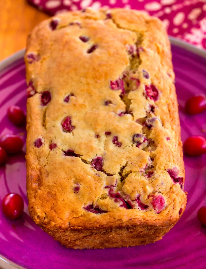 Orange Cranberry Bread Loaf