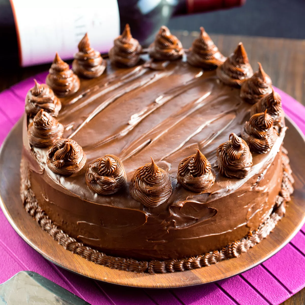 Chocolate and Vanilla Layer Birthday Cake | Easy Baking Recipe