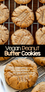 Vegan Peanut Butter Cookies - They MELT in your mouth!