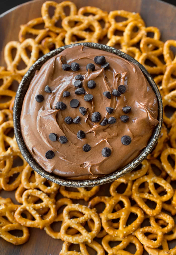 Whipped Chocolate Cream Cheese Dip