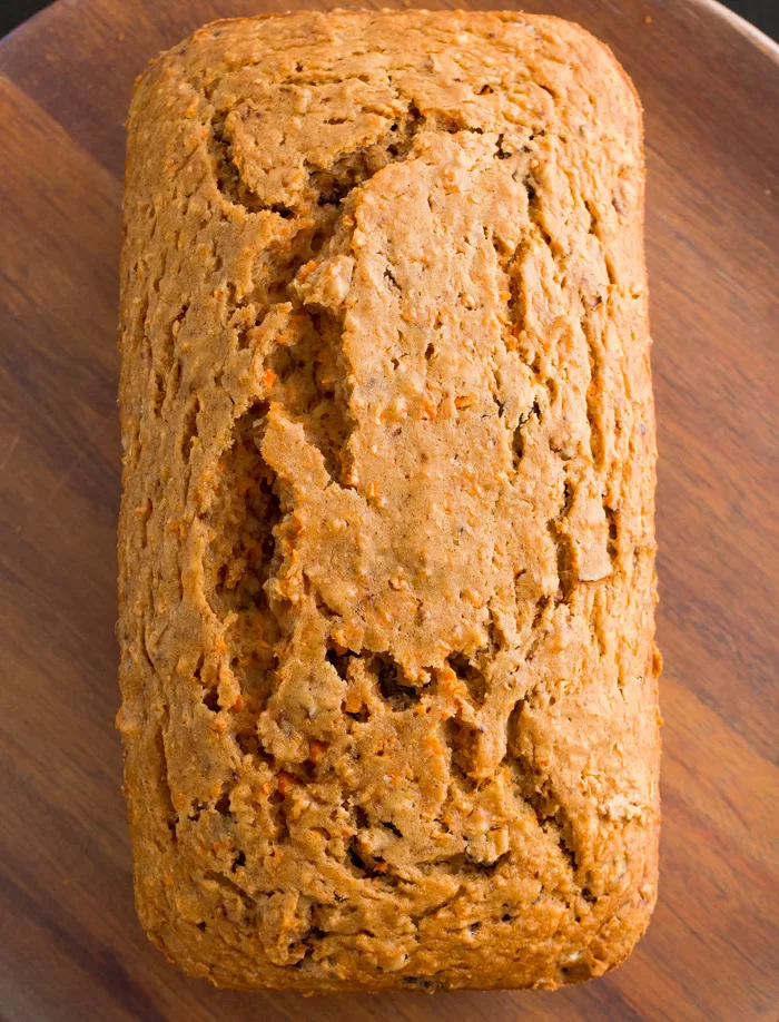 Carrot Cake Banana Quick Bread Loaf