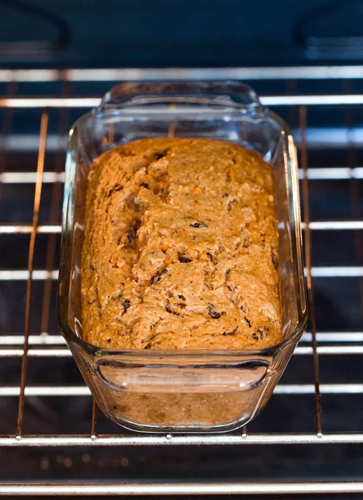 Carrot Quick Bread In Loaf Pan