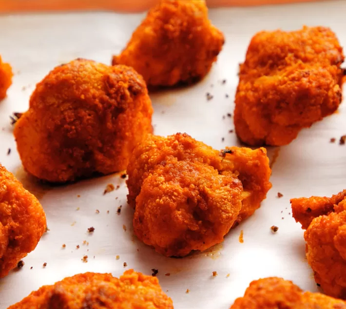 Crunchy Cauliflower Buffalo Wings