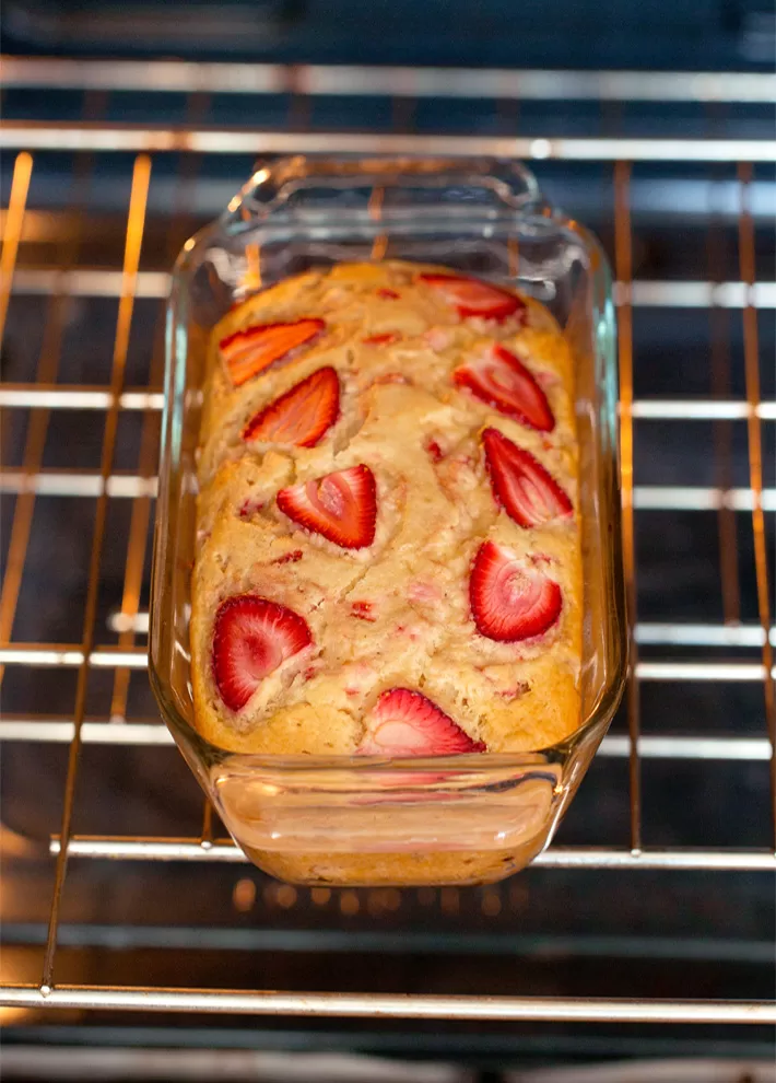 Sweet Bread Baking In Oven