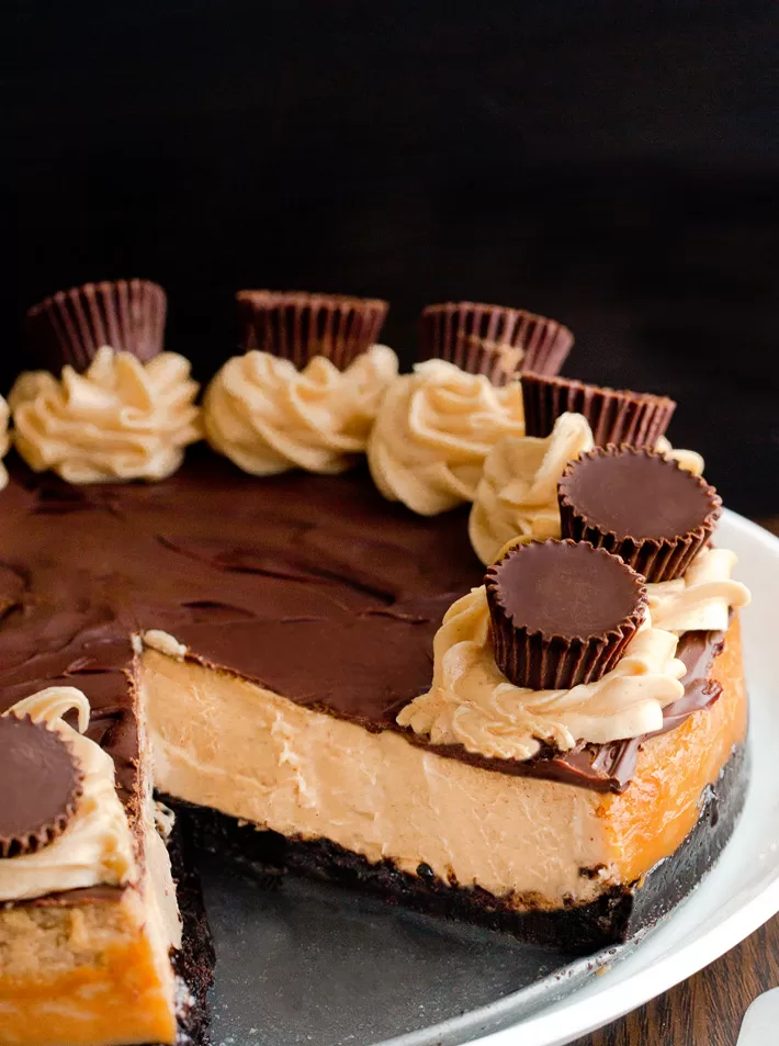 Homemade Peanut Butter Cheesecake