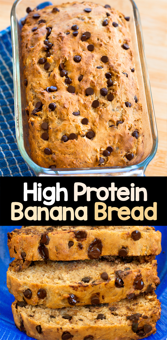 Banana bread with protein powder