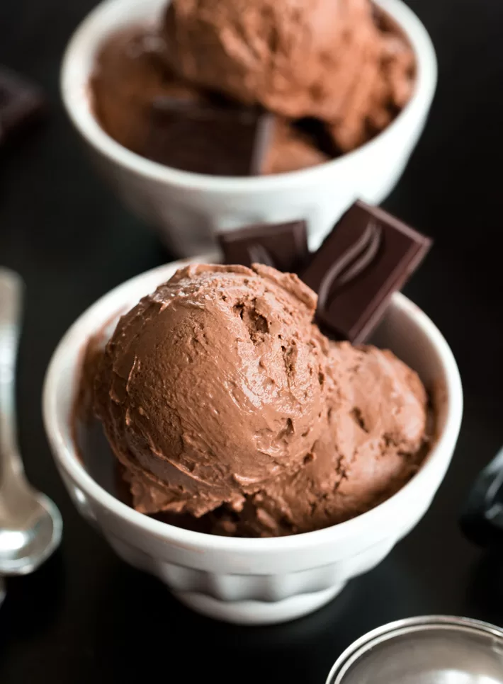 Chocolate Froyo Recipe jpg - Chocolate Frozen Yogurt - Creamy, Healthy Soft Serve Recipe!