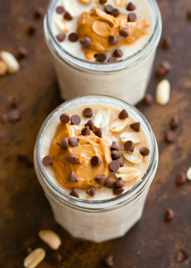 Vegan Peanut Butter Overnight Oats