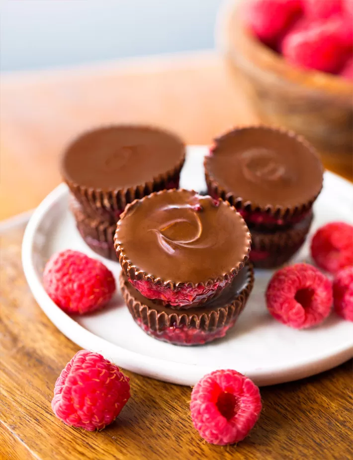 Chocolate Raspberry Candy Cups