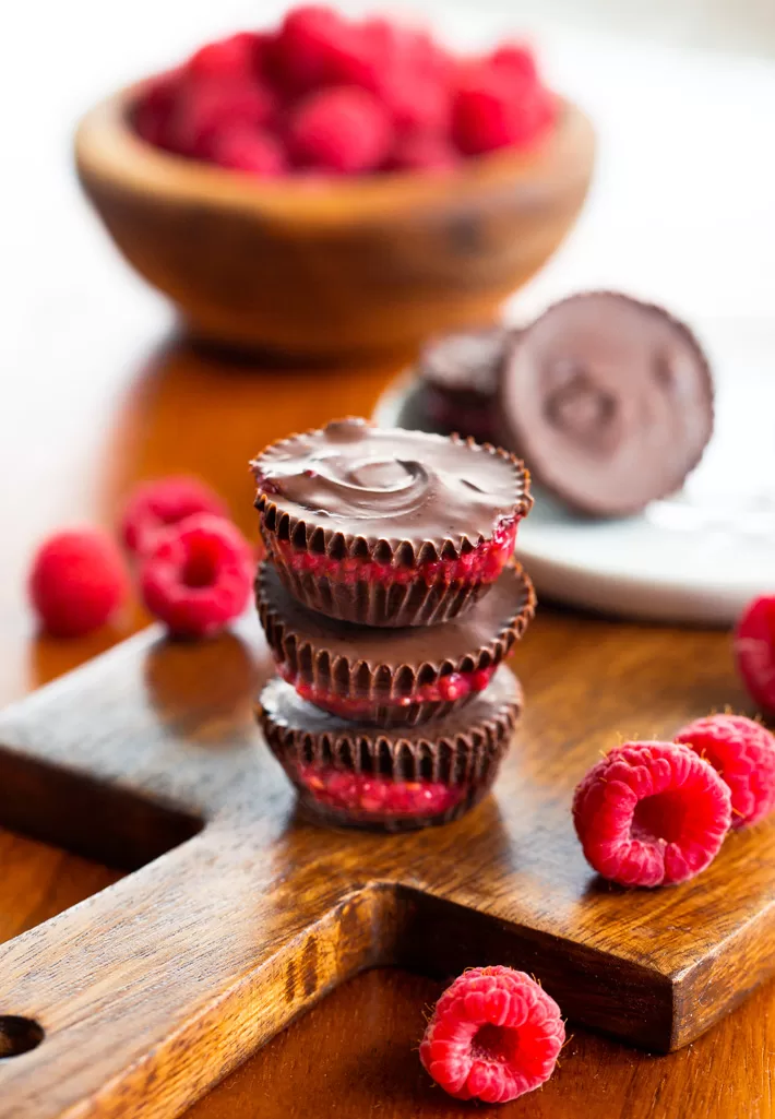 Raspberry Chocolate Cups